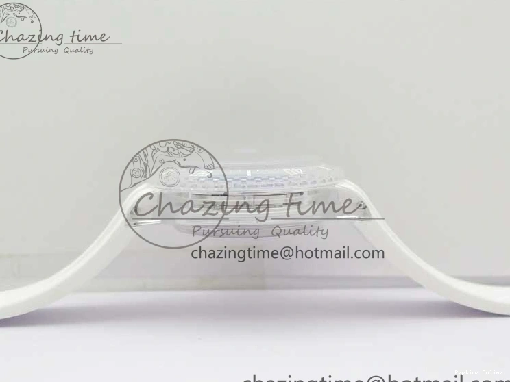 0128 Submariner Phantomlab Transparent KZF Best Edition Blue Fruit Dial on White Rubber Strap VR Classic 2563